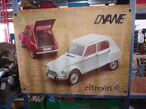 Citroen dyane werbung plakat - citroen,