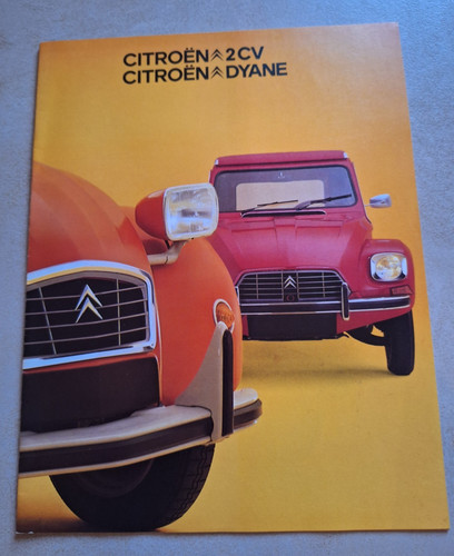 Citroen 2cv dyane prospekt - citroen,