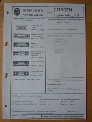 Citroen dyane ab - dyane,