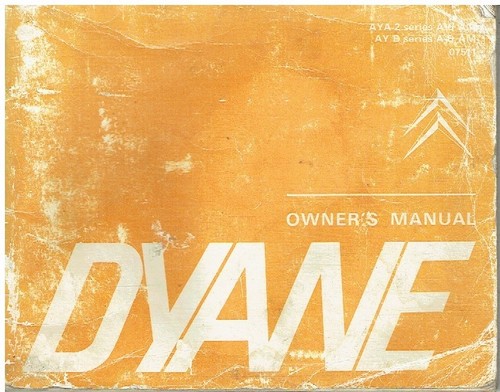 Citroen dyane 6 - dyane,